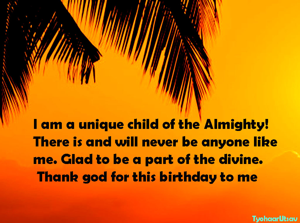 Birthday wishes for Myself